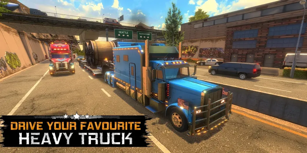 Truck Simulator USA Revolution (Трак Симулятор США Революция)  [МОД Mega Pack] Screenshot 1