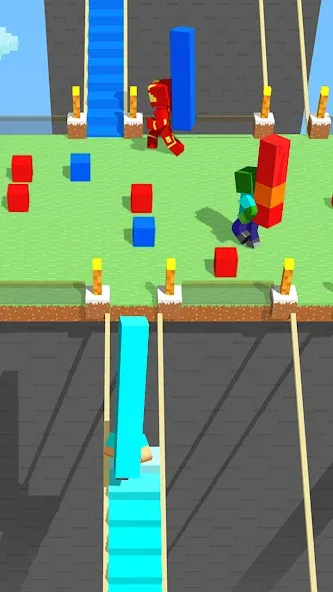 Craft Bridge Race (Крафт Бридж Рейс)  [МОД Много монет] Screenshot 5