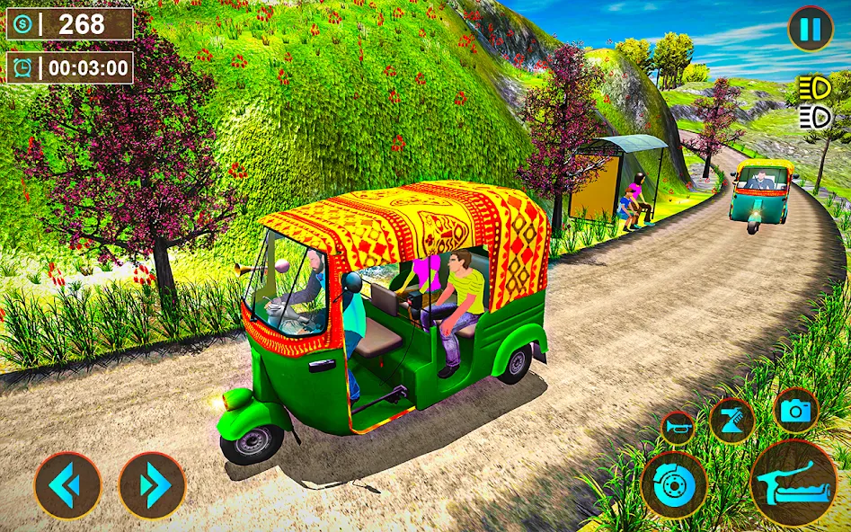 Tuk Tuk Offroad Auto Rickshaw (Тук Тук оффроуд автомобильный рикша)  [МОД Бесконечные деньги] Screenshot 2