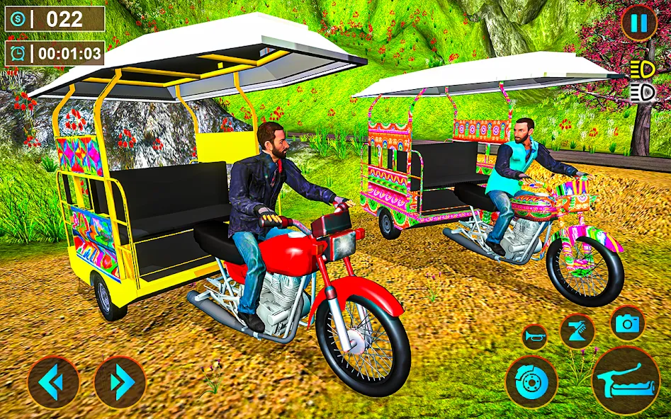 Tuk Tuk Offroad Auto Rickshaw (Тук Тук оффроуд автомобильный рикша)  [МОД Бесконечные деньги] Screenshot 5