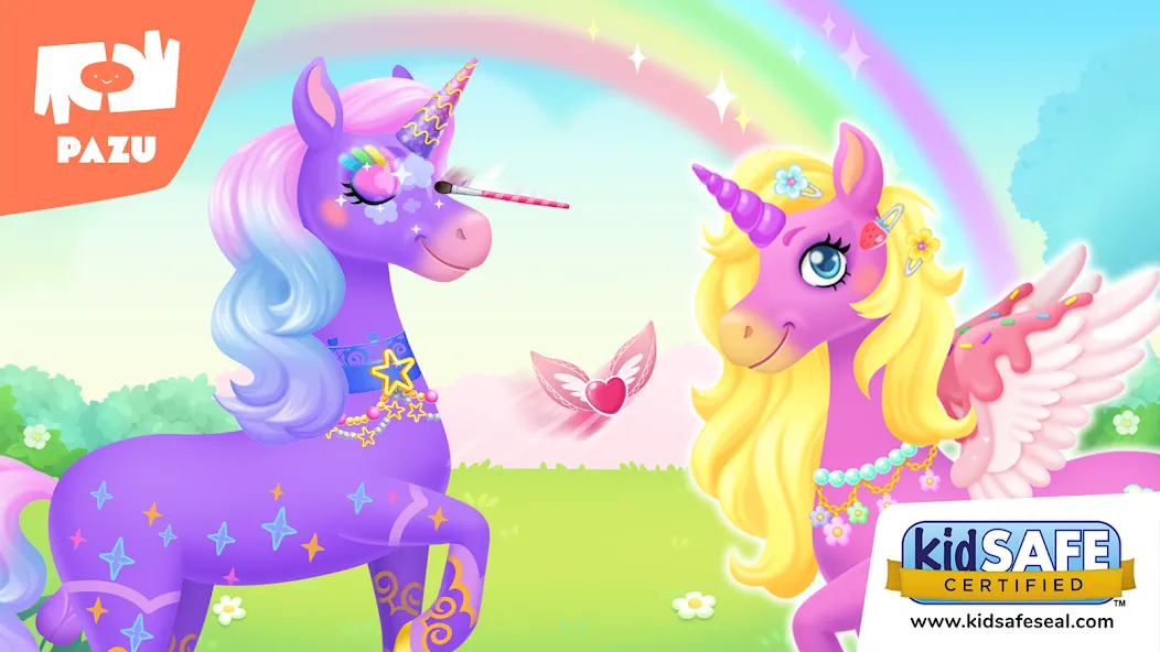 My Unicorn dress up for kids  [МОД Все открыто] Screenshot 1