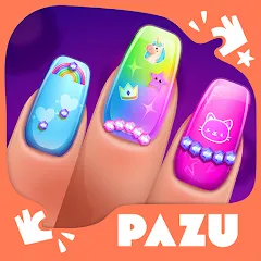 Взломанная Girls Nail Salon - Kids Games  [МОД Unlocked] - стабильная версия apk на Андроид