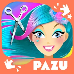 Взломанная Girls Hair Salon Unicorn  [МОД Unlocked] - полная версия apk на Андроид