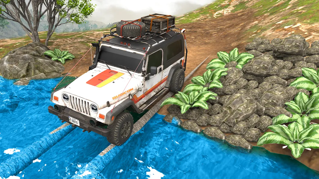 Offroad 4x4 Jeep Driving Game  [МОД Unlocked] Screenshot 5