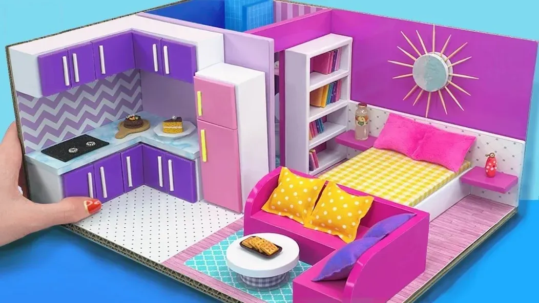 Girl Doll House Design Games (Дизайнерские игры для девочек Домик для кукол)  [МОД Бесконечные деньги] Screenshot 5