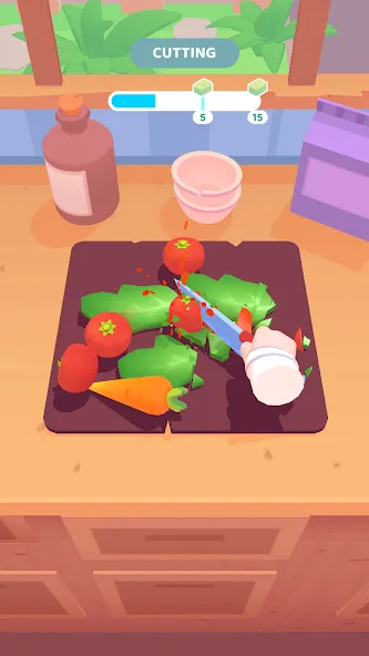 The Cook - 3D Cooking Game (Зе Кук)  [МОД Много монет] Screenshot 1