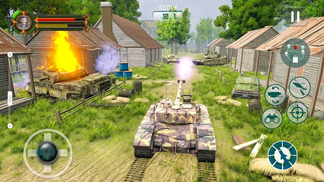 Army Tank Games Offline 3d  [МОД Mega Pack] Screenshot 4