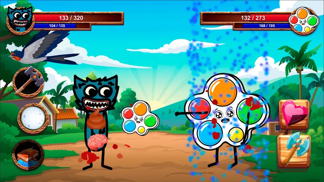 Cartoon Battle  [МОД Mega Pack] Screenshot 1