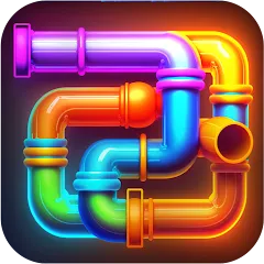 Скачать взломанную Pipe Puzzle Connect (Пайп Пазл Коннект)  [МОД Unlocked] - стабильная версия apk на Андроид