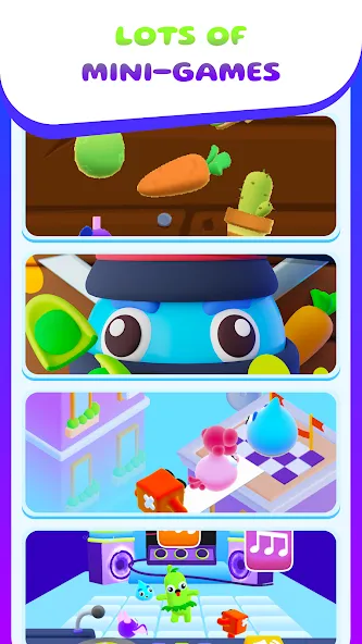 My Talking Slimy: Cat Friends (Май Токинг Слайми)  [МОД Бесконечные монеты] Screenshot 4