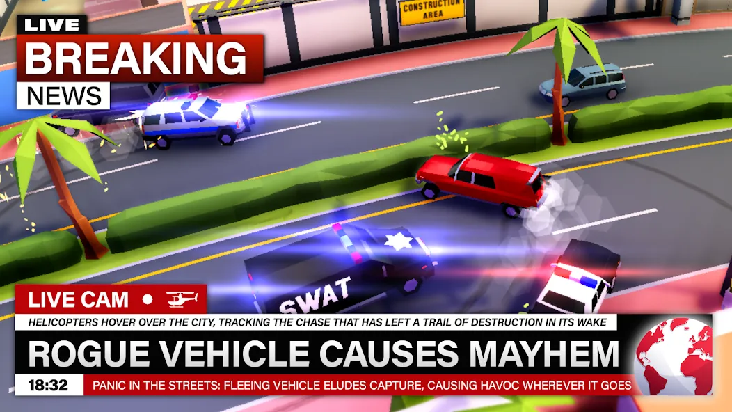 Reckless Getaway 2: Car Chase (Реклесс Гетавей 2)  [МОД Много денег] Screenshot 1