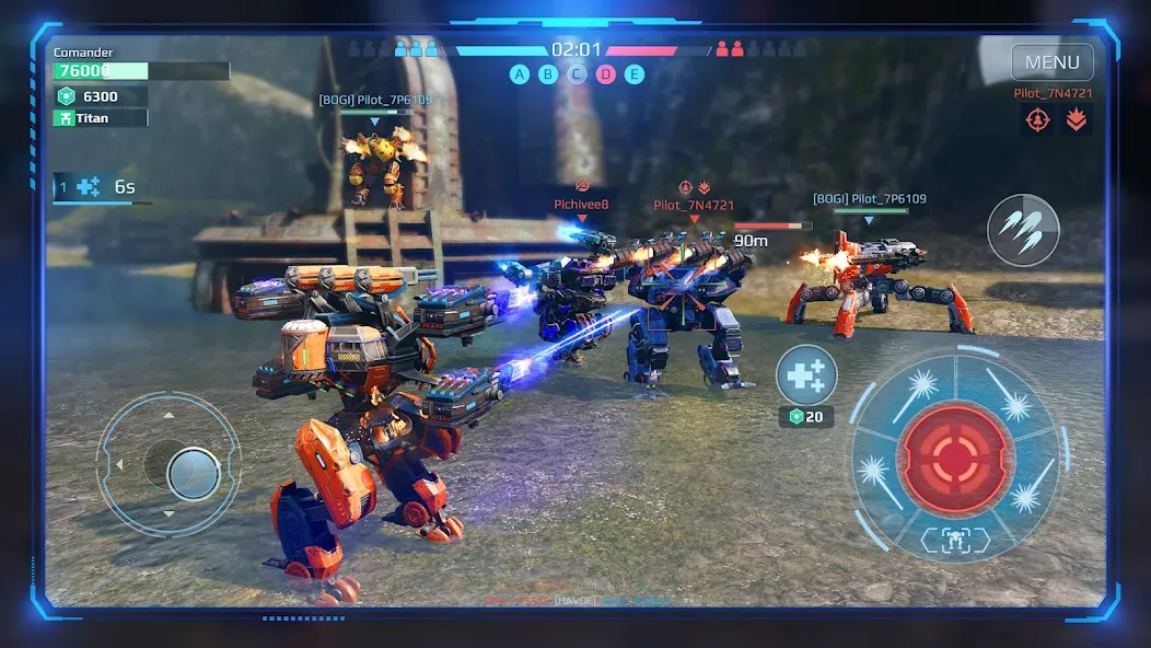 War Robots Multiplayer Battles  [МОД Бесконечные деньги] Screenshot 3