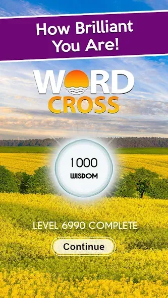 Word Cross: Crossy Word Search (Уорд Кросс)  [МОД Бесконечные деньги] Screenshot 1