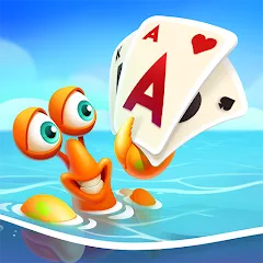 Взлом Undersea Solitaire Tripeaks (Андерси Солитэр Трипикс)  [МОД Mega Pack] - стабильная версия apk на Андроид