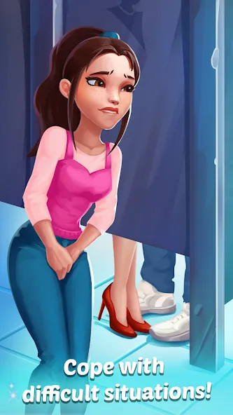 Family Town: Match-3 Makeover (Фэмили Таун)  [МОД Бесконечные деньги] Screenshot 3