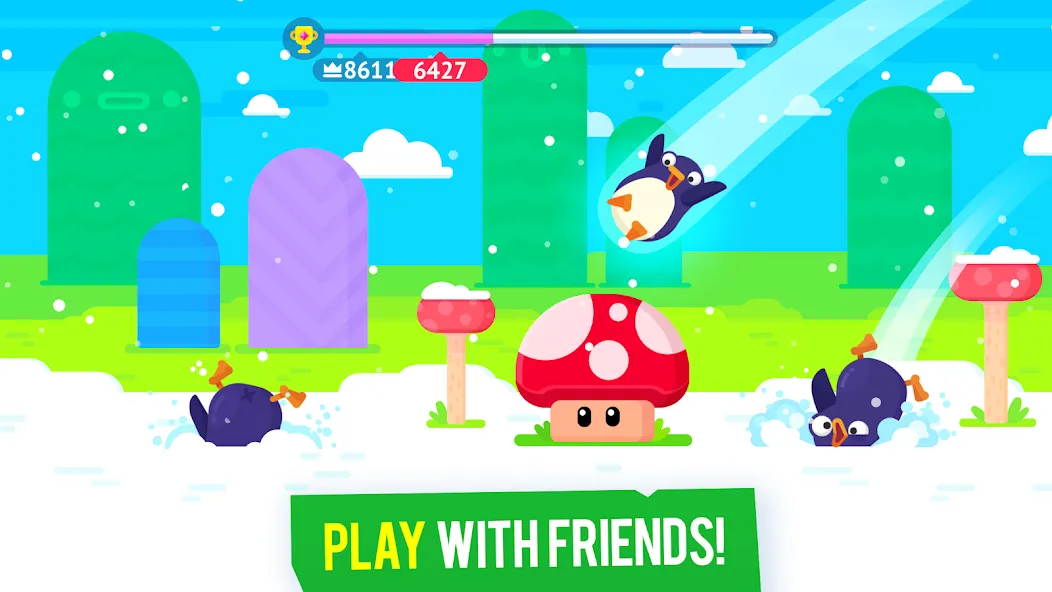 Bouncemasters: Penguin Games (Баунсмастерс)  [МОД Mega Pack] Screenshot 3