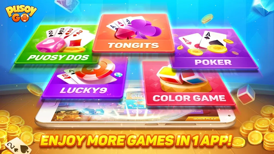 Pusoy Go-Competitive 13 Cards (Пусой Го)  [МОД Unlimited Money] Screenshot 5