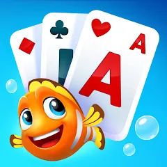 Скачать взломанную Fishdom Solitaire (Фишдом Солитер)  [МОД Unlimited Money] - стабильная версия apk на Андроид