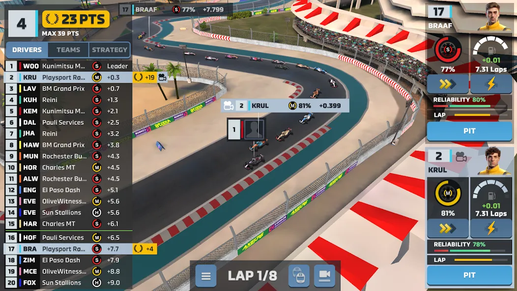 Motorsport Manager Game 2024 (Моторспорт менеджер онлайн 2023)  [МОД Menu] Screenshot 5