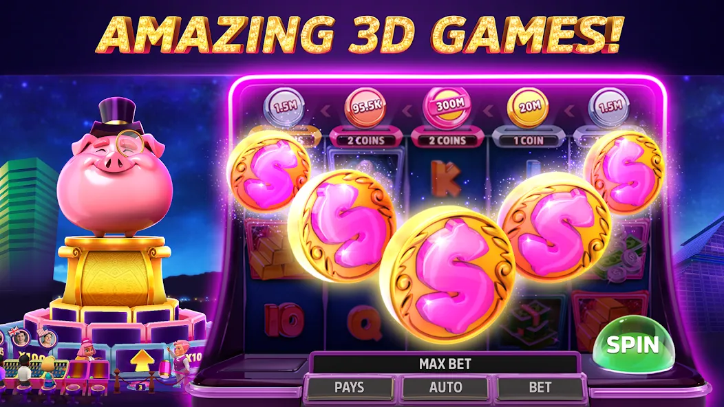 POP! Slots™ Vegas Casino Games  [МОД Меню] Screenshot 4