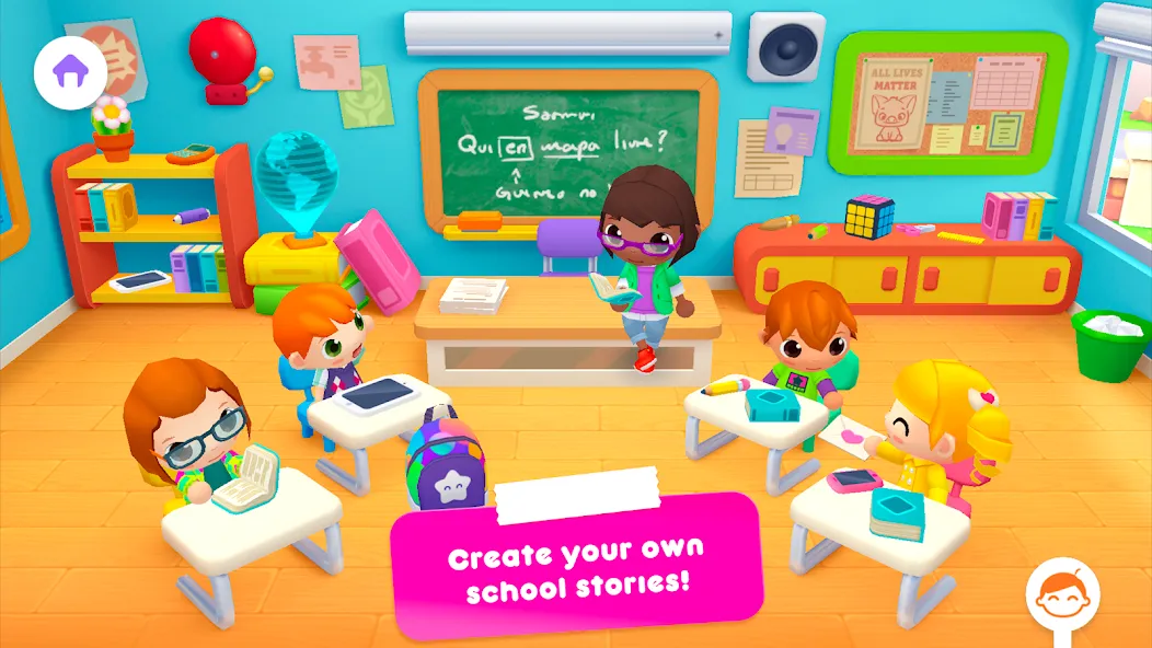 Sunny School Stories (Санны Скул Сториз)  [МОД Бесконечные деньги] Screenshot 1