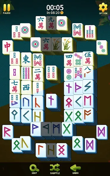 Mahjong Blossom Solitaire  [МОД Menu] Screenshot 3