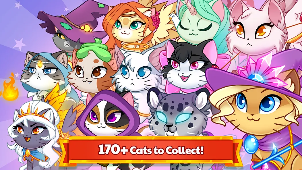 Castle Cats - Idle Hero RPG (Кэстл Кэтс)  [МОД Меню] Screenshot 4