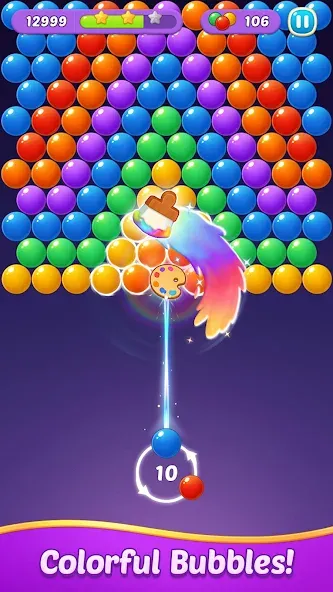 Bubble Shooter Gem Puzzle Pop (Бабл Шутер Драгоценный камень)  [МОД Бесконечные деньги] Screenshot 3