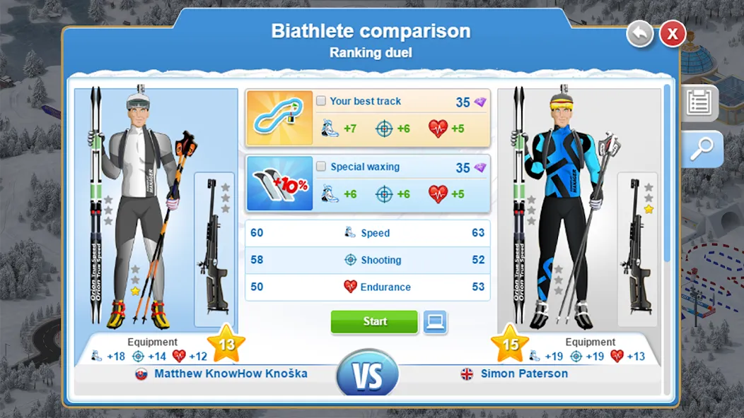 Biathlon Mania (Биатлон Мания)  [МОД Все открыто] Screenshot 5