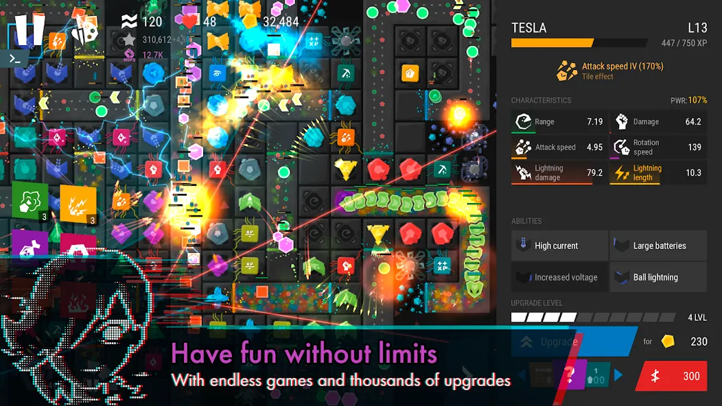 Infinitode 2 - Tower Defense (Инфинитод 2)  [МОД Много денег] Screenshot 5