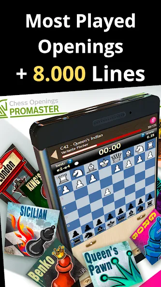 Chess Openings Promaster  [МОД Mega Pack] Screenshot 4