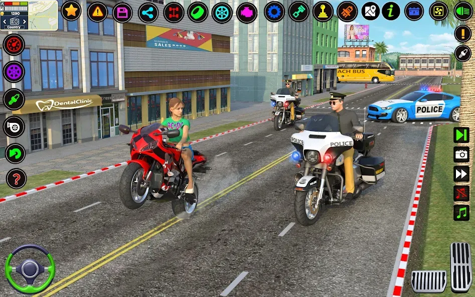 City Police Car Driving Games  [МОД Mega Pack] Screenshot 3