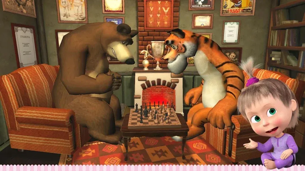 Masha and the Bear: Good Night  [МОД Бесконечные монеты] Screenshot 5