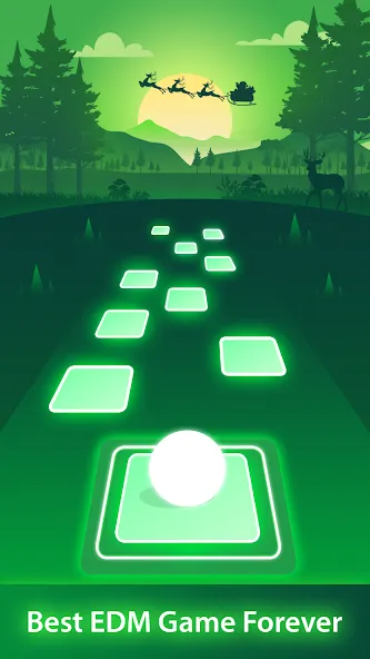 Magic Ball Tiles Hop Music Run (Меджик Бол Тайлз Хоп Мьюзик Ран)  [МОД Menu] Screenshot 1