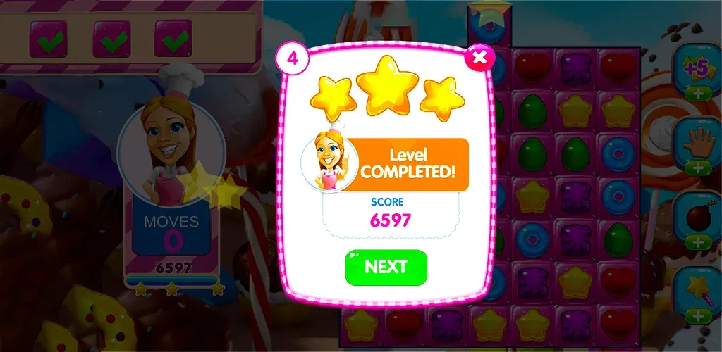 Jelly Kingdom Crush - Match 3  [МОД Бесконечные монеты] Screenshot 4