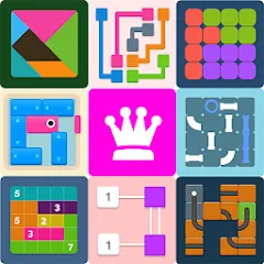 Скачать взломанную Puzzledom - puzzles all in one (Пазлдом)  [МОД Много денег] - полная версия apk на Андроид