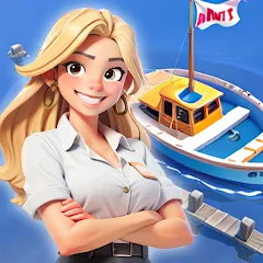 Скачать взломанную Idle Seafood Market -Tycoon (Айдл Сифуд Маркет)  [МОД Все открыто] - полная версия apk на Андроид