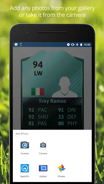 FUT Card Creator 23 (ФУТ Кард Криэйтор 23)  [МОД Много денег] Screenshot 5