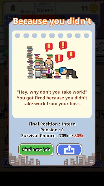 Don't get fired!  [МОД Бесконечные монеты] Screenshot 3