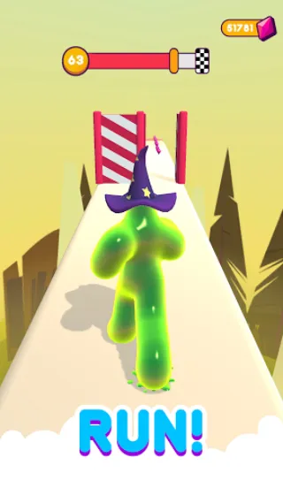 Blob Runner 3D (Блоб Раннер 3Д)  [МОД Много монет] Screenshot 1