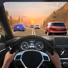 Взлом Racing Traffic Car Speed  [МОД Unlimited Money] - стабильная версия apk на Андроид