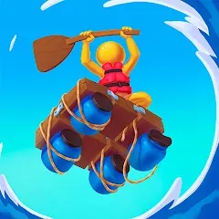 Скачать взлом Raft Racing (ДИУАфтинг)  [МОД Меню] - стабильная версия apk на Андроид