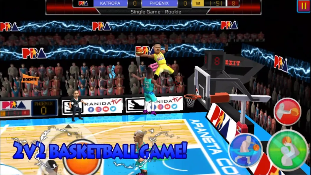 Basketball Slam! (Баскетбол Слэм)  [МОД Много монет] Screenshot 1