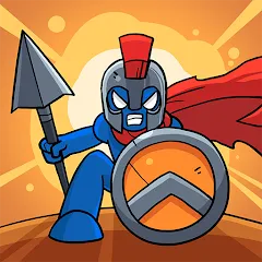 Взломанная Stick Battle: War of Legions (Стик битва)  [МОД Много монет] - стабильная версия apk на Андроид