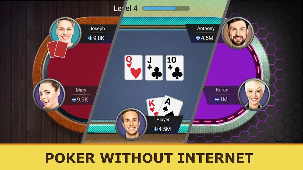 Poker Offline: Texas Holdem  [МОД Mega Pack] Screenshot 2