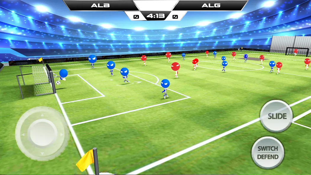 Stickman Soccer Football Game  [МОД Unlocked] Screenshot 2