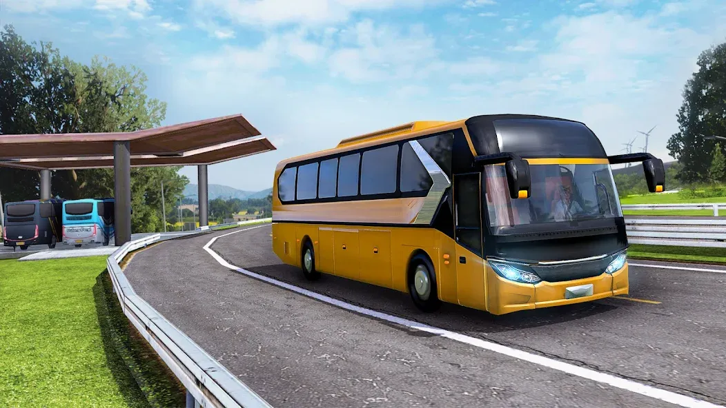 Highway Bus Simulator Bus Game  [МОД Menu] Screenshot 5