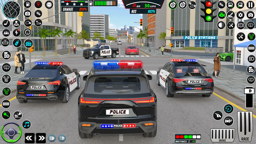 US Police Car Parking - King  [МОД Unlimited Money] Screenshot 5