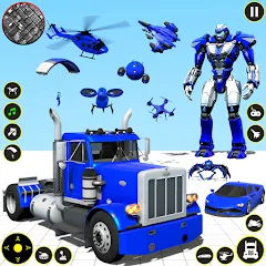 Взлом Truck Game - Car Robot Games  [МОД Unlimited Money] - полная версия apk на Андроид