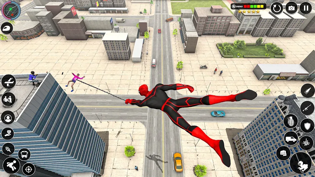 Spider Rope Games - Crime Hero  [МОД Много денег] Screenshot 4